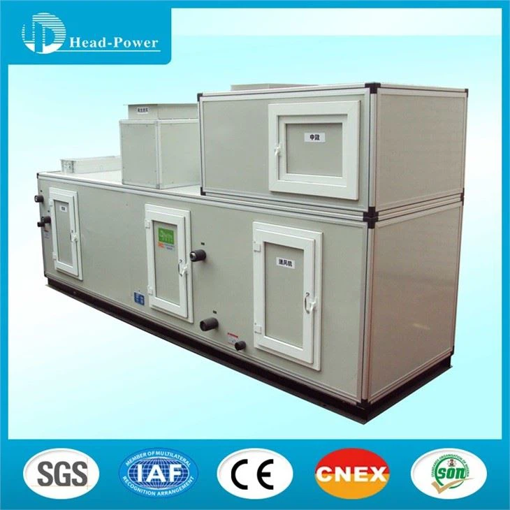 10000 Cfm Ahu Chiller Unitat de tractament d'aire Placa de 50 mm HVAC d'alumini
